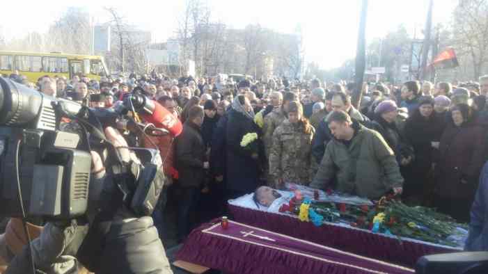 В Киеве с почестями похоронили боевика АТО, ликвидированного на Донбассе 