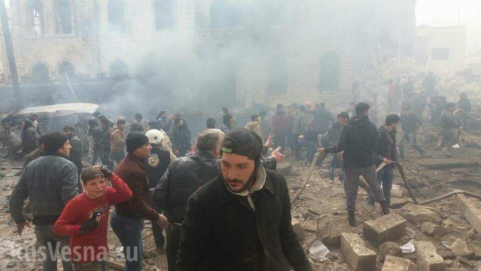 Теракт на севере Алеппо: десятки погибших (ФОТО, ВИДЕО)