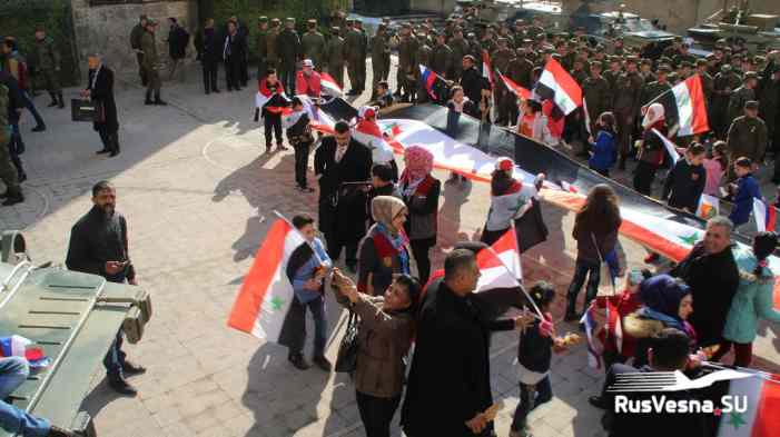 Саперы ВС РФ и дети Сирии: трогательные кадры с Дня инженерных войск в Алеппо — эксклюзив «Русской Весны» (ВИДЕО, ФОТО)