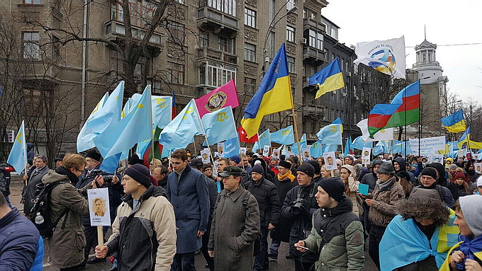 Киев: Марш вялых «деоккупантов» Крыма 