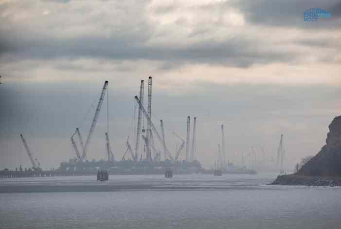 Новости России: Строители Крымского моста начали сборку сводов арок