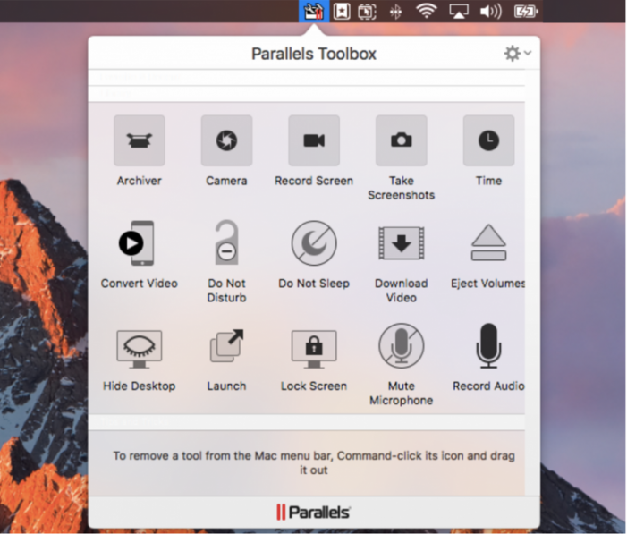 Инструментарий Parallels Toolbox для Mac научился записывать звук с видеоэкрана