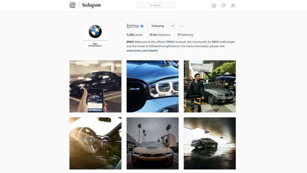 Аккаунт BMW в Instagram поставил рекорд