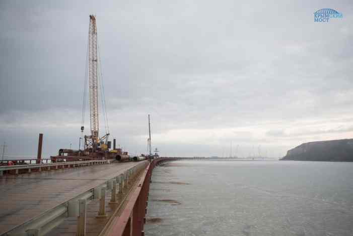 Новости России: Строители Крымского моста начали сборку сводов арок
