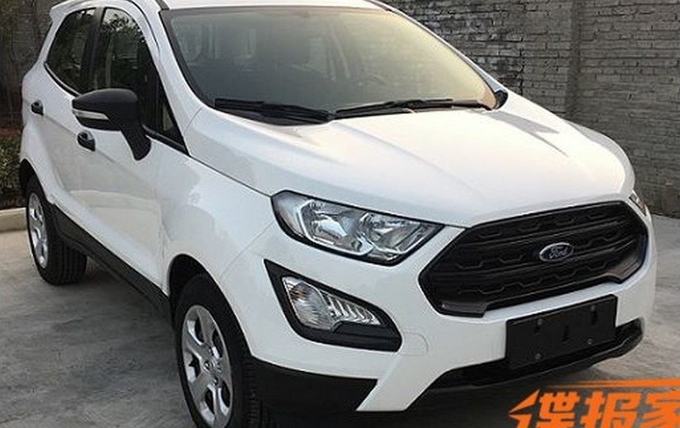 Рестайлинговый Ford EcoSport сфотографировали без камуфляжа