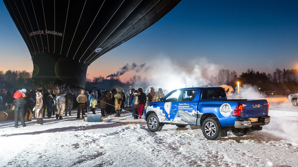 Toyota Hilux снова поддержит рекорд Конюхова