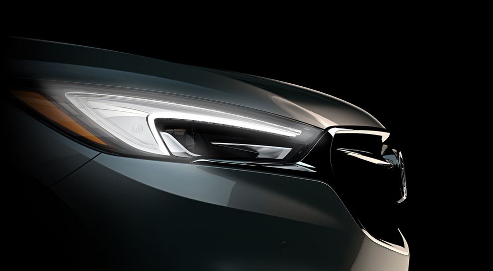 Первый тизер нового кроссовера Buick