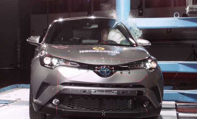 Euro NCAP провела краш-тест кроссовера Toyota C-HR