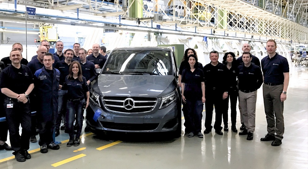 Завод Mercedes-Benz выпустил 100-тысячный минивэн V-Class
