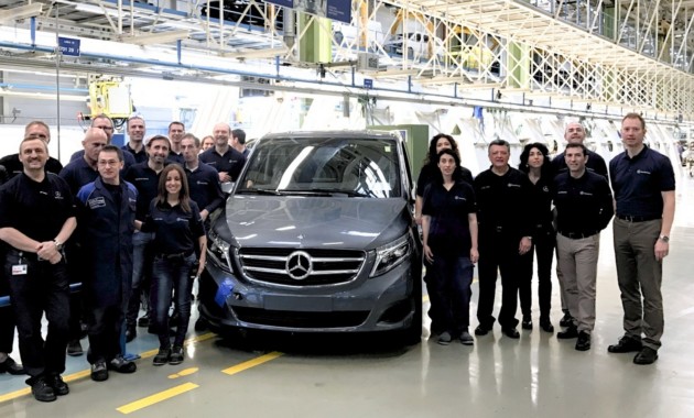 Завод Mercedes-Benz выпустил 100-тысячный минивэн V-Class