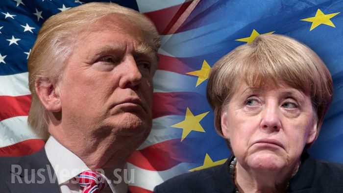 Трамп выставил Меркель счет на 375 миллиардов долларов за услуги НАТО, — СМИ
