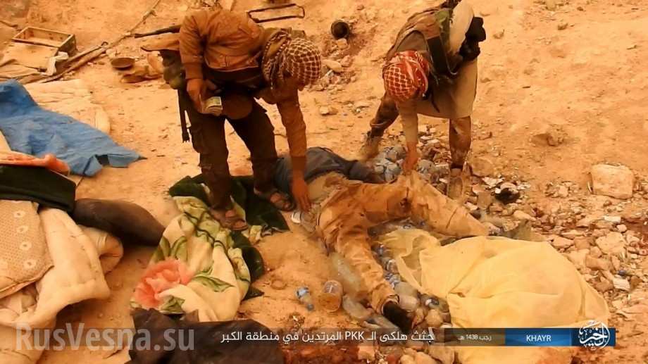 Кадры нападения: Боевики ИГИЛ вырезали заставу проамериканских сил в Дейр-эз-Зор (ВИДЕО, ФОТО 18+)