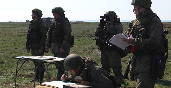 В Крыму отработали нанесение удара по десанту вероятного противника 