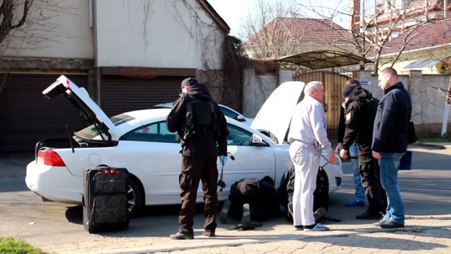 В Одессе взорвали автомобиль Дарта Вейдера (+ФОТО)