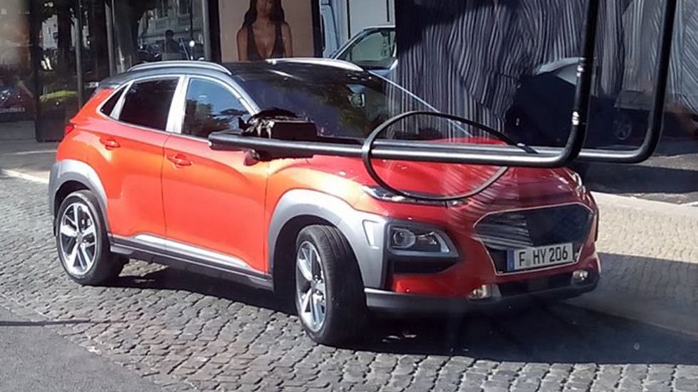 Первое фото нового кроссовера Hyundai Kona