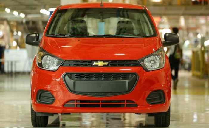 Официальное фото обновленного Chevrolet Spark