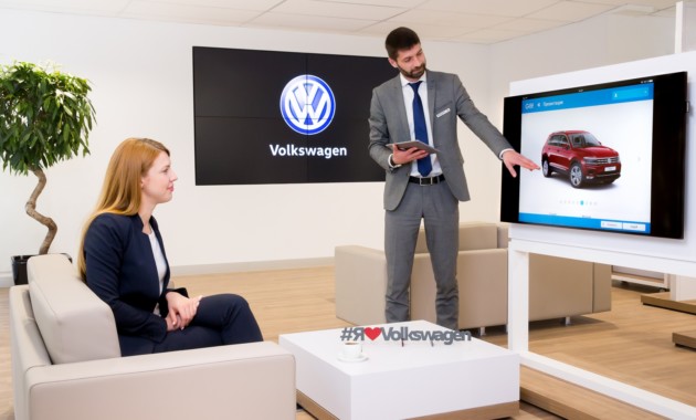 В России появилось четыре цифровых шоу-рума Volkswagen