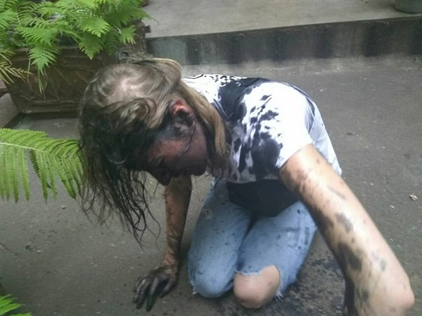 В Киеве 10 человек в масках с криками «Вот вам, пид…расы!» напали на организаторов лекции «Трансгендер» 