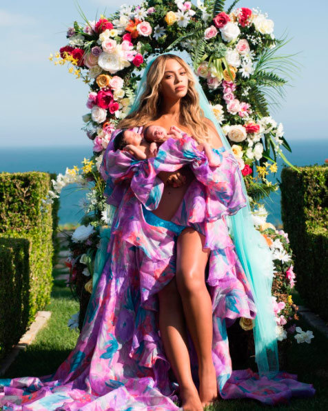 Beyonce показала близнецов