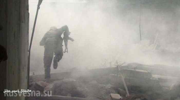 Городские бои: Спецназ САА с собаками выискивает норы боевиков и отвоевывает кварталы под Дамаском (ФОТО)