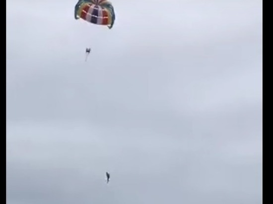 Гибель упавшего с парашюта австралийского туриста попала на видео