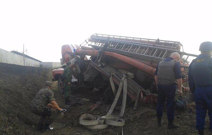 В ЛНР взорван пожарный расчёт 