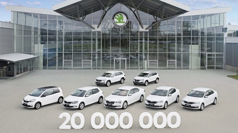 Skoda выпустила 20-миллионный автомобиль